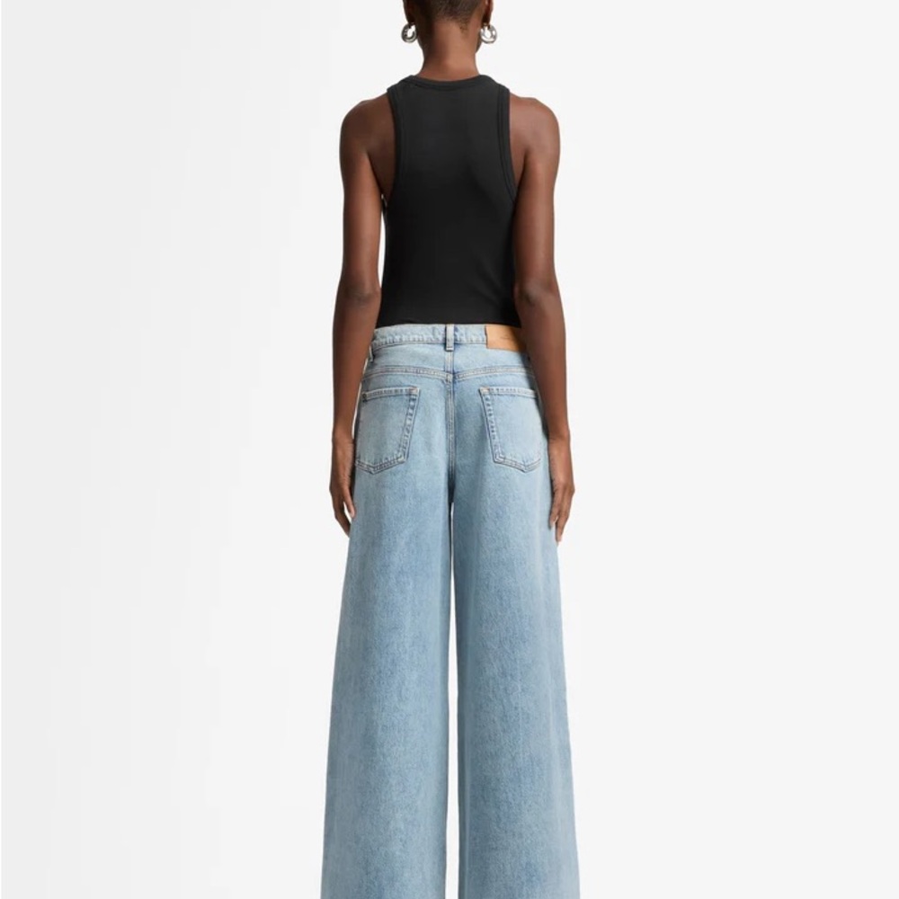 7 For All Mankind Light Blue Flare Jeans - Picture 2 of 5